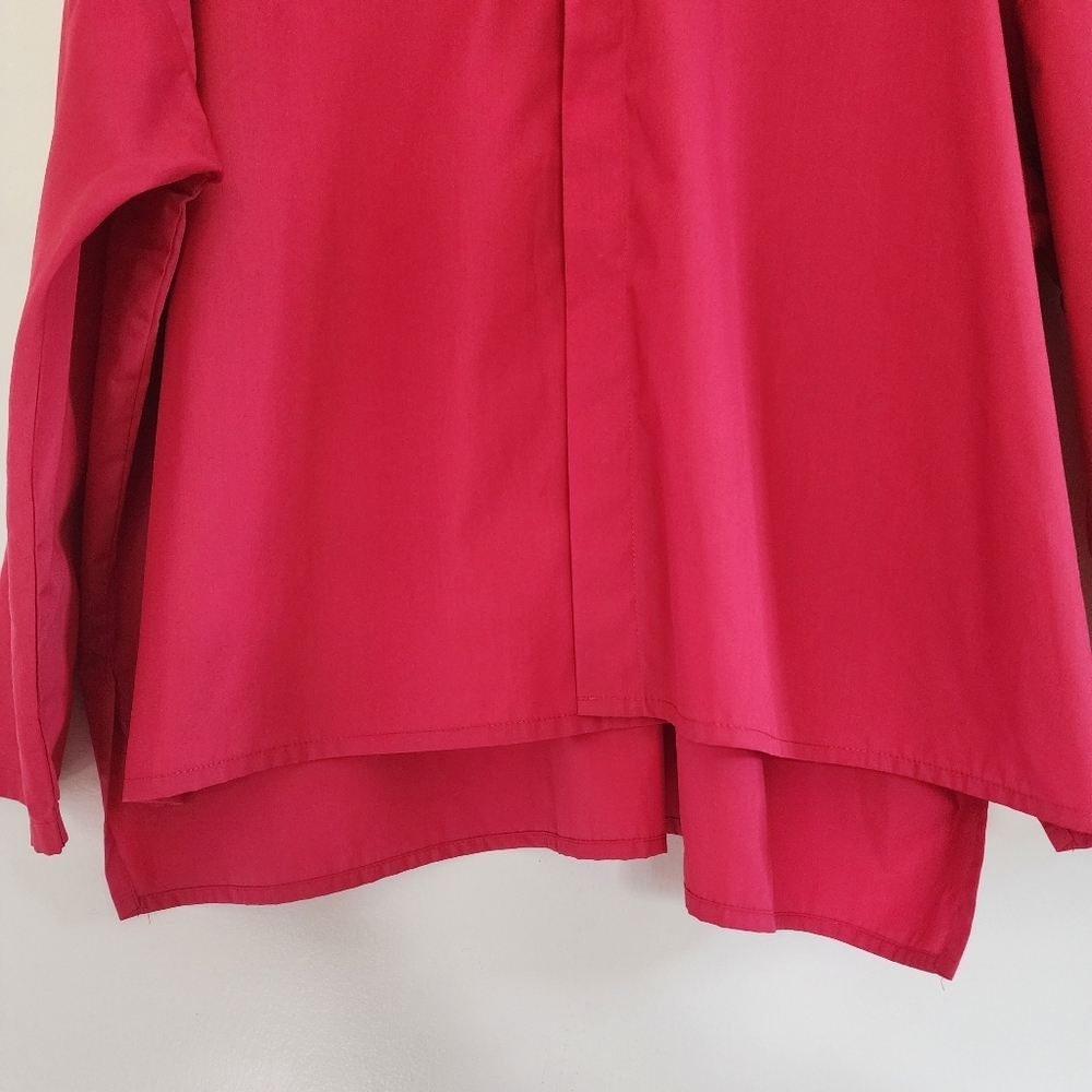 PLANET Signature Lagenlook Cotton Shirt Botton Down Oversized Fit Size One Size - Picture 4 of 12